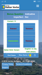 Cerreto Italian Verbs Screenshot